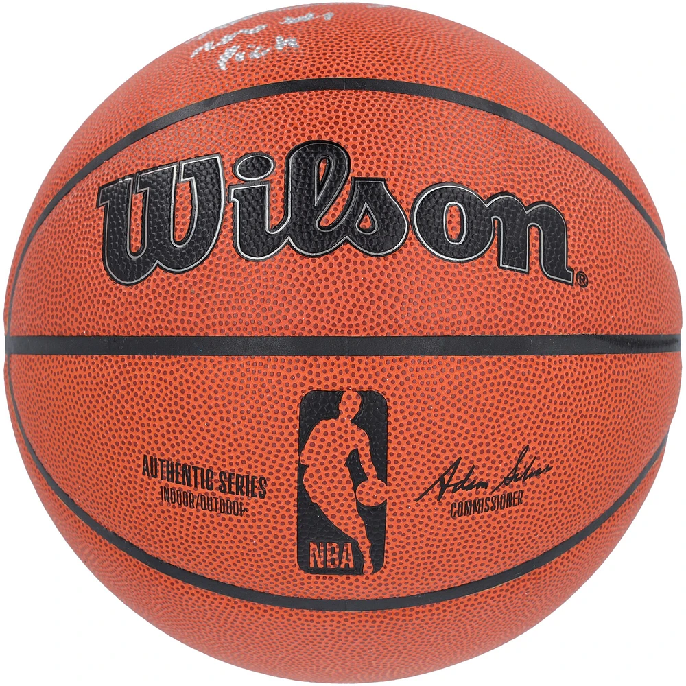 Anthony Edwards Minnesota Timberwolves Autographed Wilson Official Game Basketball with "2020 #1 Pick" Inscription