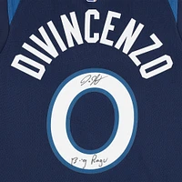 Donte DiVincenzo Minnesota Timberwolves Autographed Navy Nike Icon Edition Swingman Jersey with "Big Ragu" Inscription