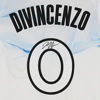Maillot authentique Nike City Edition 2024-25 blanc dédicacé par Donte DiVincenzo des Minnesota Timberwolves