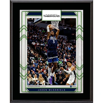 Jaden McDaniels Minnesota Timberwolves 10.5" x 13" Sublimated Player Plaque