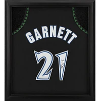Kevin Garnett Minnesota Timberwolves Autographed Framed Mitchell & Ness - Authentic Jersey Shadowbox