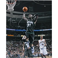 Kevin Garnett Minnesota Timberwolves Autographed 16" x 20" Hand Behind Head Dunking Photograph