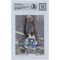 Kevin Garnett Minnesota Timberwolves Autographed 1995-96 Skybox Meta #167 Beckett Fanatics Witnessed Authenticated 10 Rookie Card