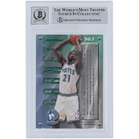 Kevin Garnett Minnesota Timberwolves Autographed 1995-96 Skybox Meta #167 Beckett Fanatics Witnessed Authenticated 10 Rookie Card