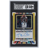 Kevin Garnett Minnesota Timberwolves Autographed 2022-23 Panini Contenders Optic All Time Gold Prizm #ATC-KVG #2/10 SGC Authenticated 10/10 Card