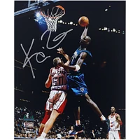 Kevin Garnett Minnesota Timberwolves Autographed 8" x 10" One-Handed Soaring Dunk Photograph