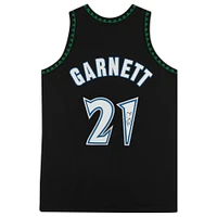 Kevin Garnett Minnesota Timberwolves Autographed Black Mitchell and Ness Authentic Jersey