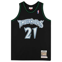 Kevin Garnett Minnesota Timberwolves Autographed Black Mitchell and Ness Authentic Jersey