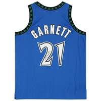 Kevin Garnett Minnesota Timberwolves Autographed Blue Mitchell & Ness 2002-03 Swingman Jersey 