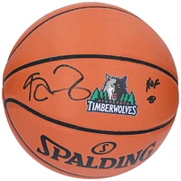 Kevin Garnett Minnesota Timberwolves Autographed Spalding 1996-08 Team Logo Basketball with "HOF 20" Inscription