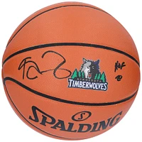 Kevin Garnett Minnesota Timberwolves Autographed Spalding 1996-08 Team Logo Basketball with "HOF 20" Inscription