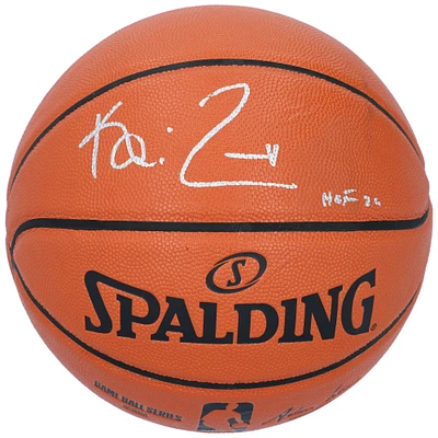 Kevin Garnett Minnesota Timberwolves Autographed Spalding Indoor/Outdoor Basketball with "HOF 20" Inscription