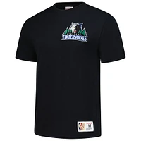 Men's Mitchell & Ness Kevin Garnett Black Minnesota Timberwolves Hardwood Classics NBA Legends T-Shirt