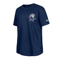 Men's New Era  Navy Minnesota Timberwolves Glow-in-the-Dark T-Shirt