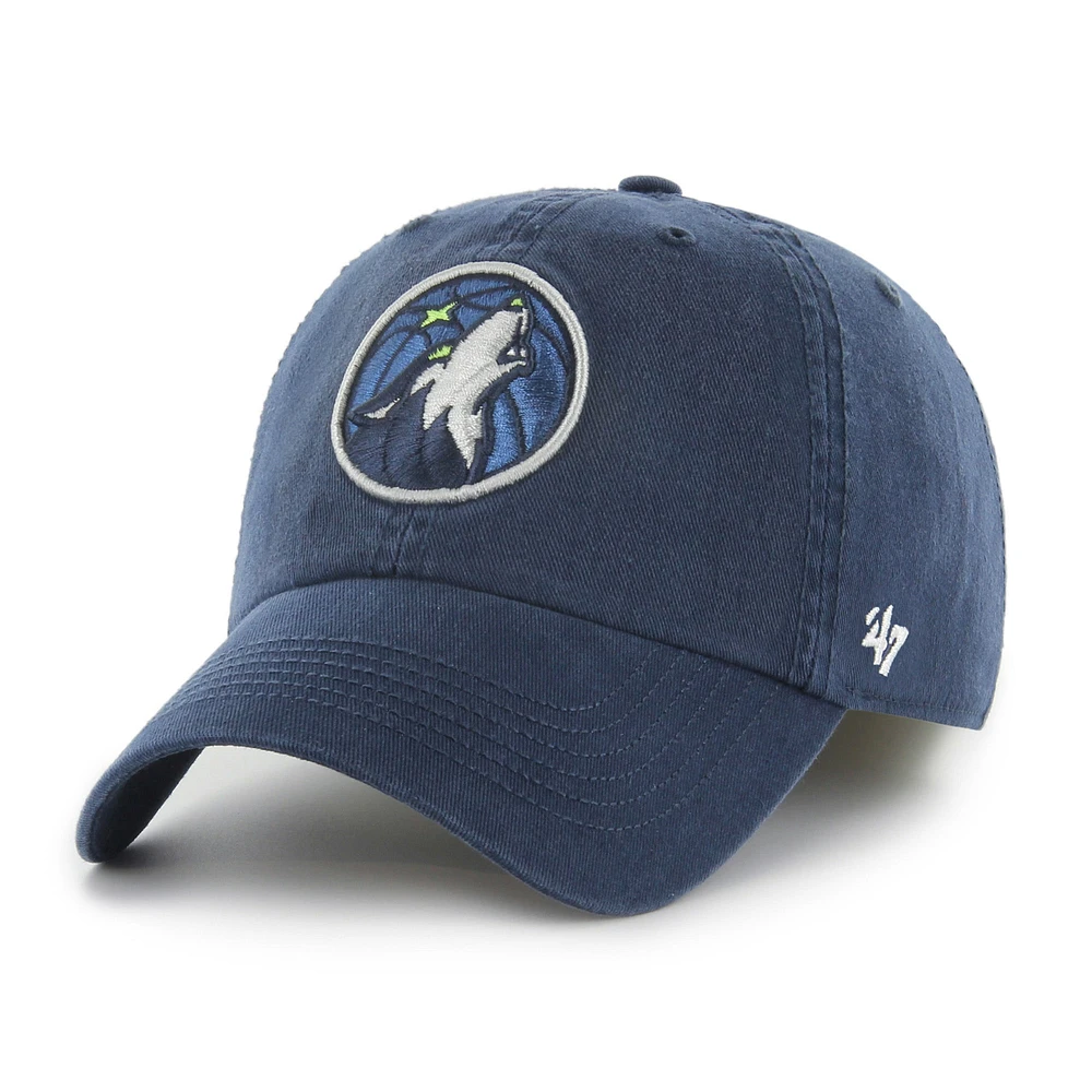 Casquette ajustée '47 Navy Minnesota Timberwolves Classic Franchise pour hommes