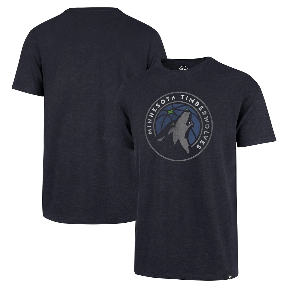 T-shirt Premium '47 Navy Minnesota Timberwolves Grit Scrum pour hommes