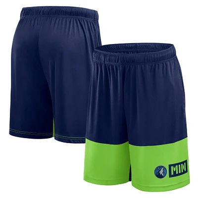 Short de sport bleu marine pour homme des Timberwolves du Minnesota, le meilleur meilleurs