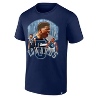 Men's Fanatics Anthony Edwards Navy Minnesota Timberwolves Notorious 4.0 T-Shirt