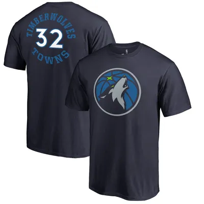 Karl-Anthony Towns Minnesota Timberwolves Fanatics Branded Round About Name & Number T-Shirt - Navy