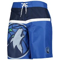 Men's G-III Sports by Carl Banks Blue Minnesota Timberwolves Sea Wind Swim Trunks