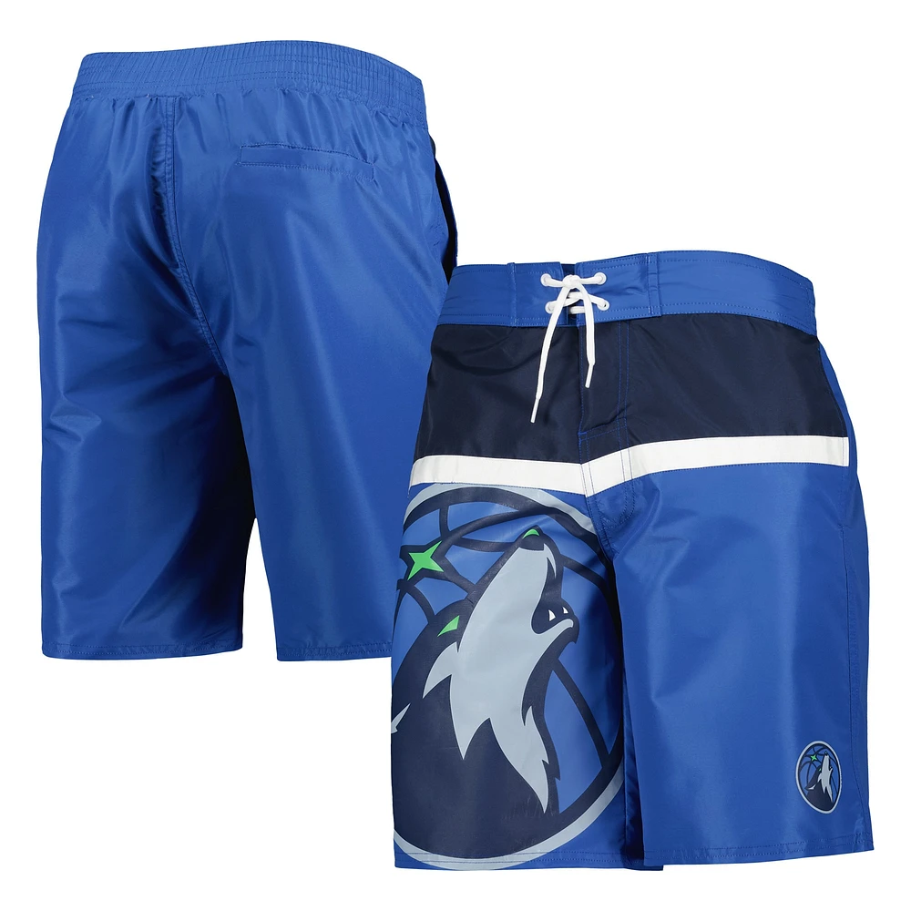 Maillot de bain G-III Sports by Carl Banks Minnesota Timberwolves Sea Wind bleu pour homme