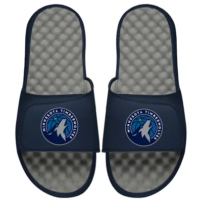 Minnesota Timberwolves ISlide Slide Sandals - Navy/Gray