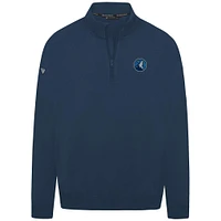 Men's Levelwear Navy Minnesota Timberwolves Murray Quarter-Zip Pullover