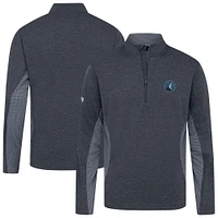 Men's Levelwear Navy Minnesota Timberwolves Waffle Insignia 2.0 Quarter-Zip Top