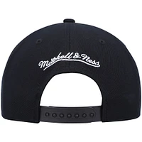 Men's Mitchell & Ness Black Minnesota Timberwolves Hardwood Classics Script 2.0 Snapback Hat