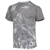 T-shirt pour homme Mitchell & Ness Isaiah Rider gris chiné Minnesota Timberwolves Above The Rim