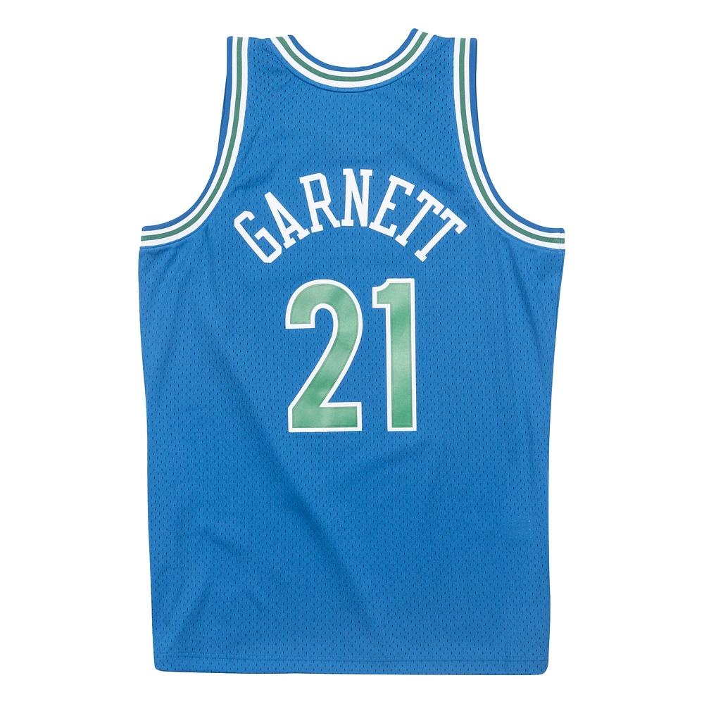 Men's Mitchell & Ness Kevin Garnett Blue Minnesota Timberwolves Big Tall Hardwood Classics 2003/04 Swingman Jersey