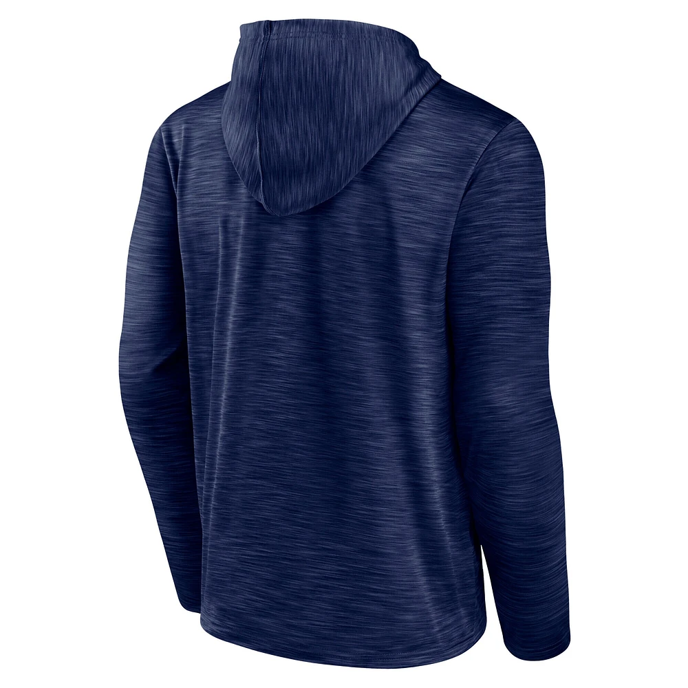 Sweat à capuche bleu marine pour homme, motif Minnesota Timberwolves Head Start