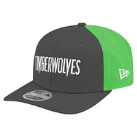 Men's New Era  Anthracite Minnesota Timberwolves Statement Edition Jersey Hook 9SEVENTY Stretch-Snap Hat