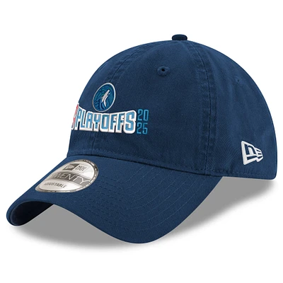 Men's New Era  Navy Minnesota Timberwolves 2025 NBA Playoffs 9TWENTY Adjustable Hat