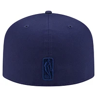 Men's New Era  Navy Minnesota Timberwolves Colorpack A-Frame Pinch Front 59FIFTY Fitted Hat