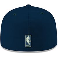 Men's New Era Navy Minnesota Timberwolves Official Team Color 59FIFTY Fitted Hat