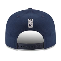 Men's New Era Navy Minnesota Timberwolves Official Team Color 9FIFTY Snapback Hat