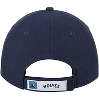 Casquette réglable New Era Minnesota Timberwolves couleur officielle de l'équipe The League 9FORTY pour homme