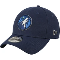 Casquette réglable New Era Minnesota Timberwolves couleur officielle de l'équipe The League 9FORTY pour homme