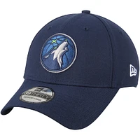 Casquette Flex New Era Minnesota Timberwolves Team Classic 39THIRTY pour homme, bleu marine