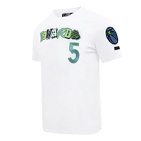 Men's Pro Standard Anthony Edwards White Minnesota Timberwolves City Ransom T-Shirt