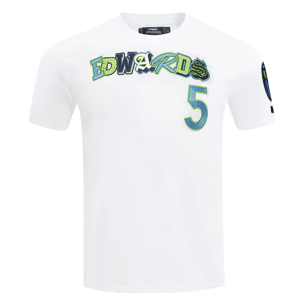 Men's Pro Standard Anthony Edwards White Minnesota Timberwolves City Ransom T-Shirt