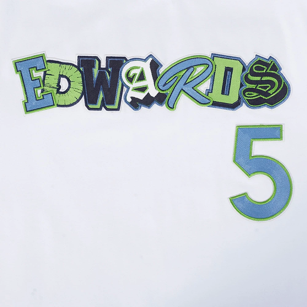 Men's Pro Standard Anthony Edwards White Minnesota Timberwolves City Ransom T-Shirt