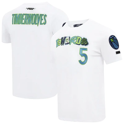 Men's Pro Standard Anthony Edwards White Minnesota Timberwolves City Ransom T-Shirt