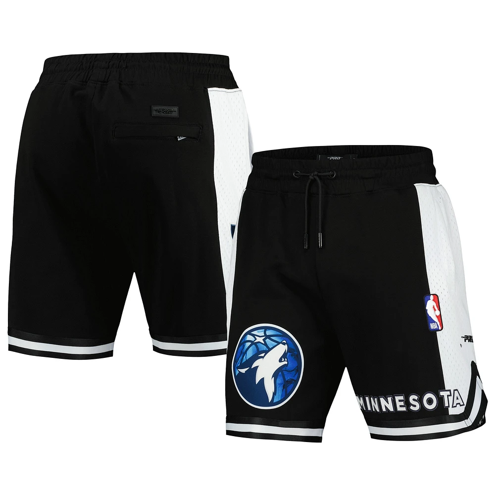 Short Pro Standard noir Minnesota Timberwolves 2023/24 City Edition DK pour homme