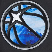 Men's Pro Standard Black Minnesota Timberwolves 2024/25 City Edition Chenille Satin Full-Snap Jacket