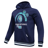 Men's Pro Standard Navy Minnesota Timberwolves Area Code Pullover Hoodie