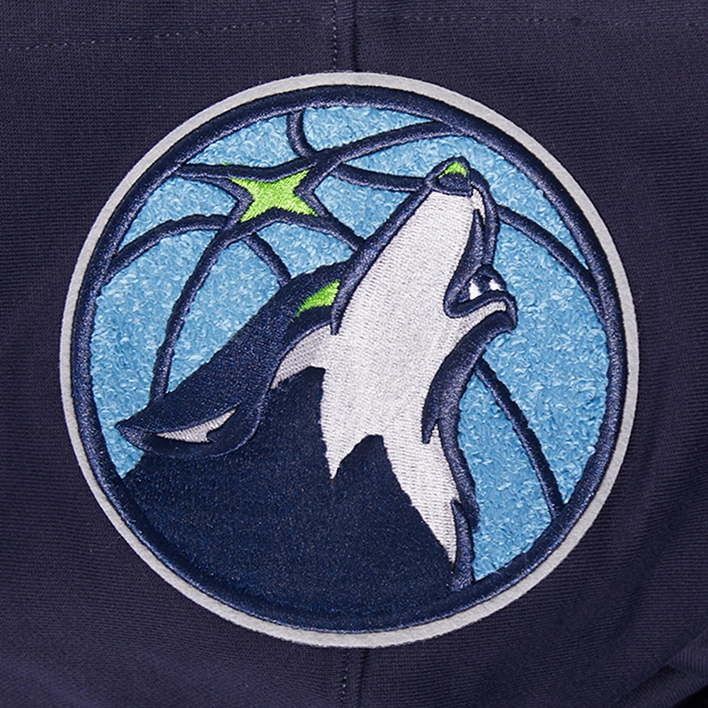 Men's Pro Standard Navy Minnesota Timberwolves Area Code Pullover Hoodie