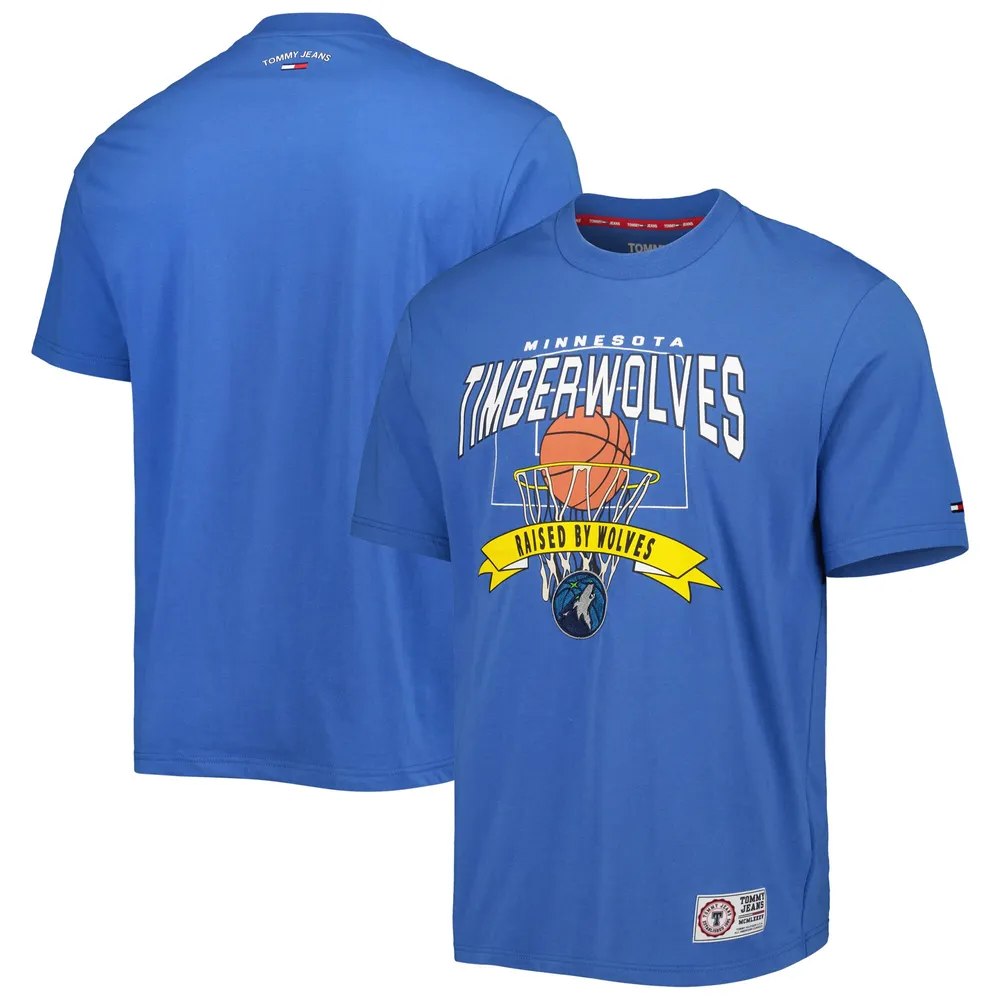wij Desillusie verjaardag Lids Minnesota Timberwolves Tommy Jeans Tim Backboard T-Shirt - Blue |  Dulles Town Center