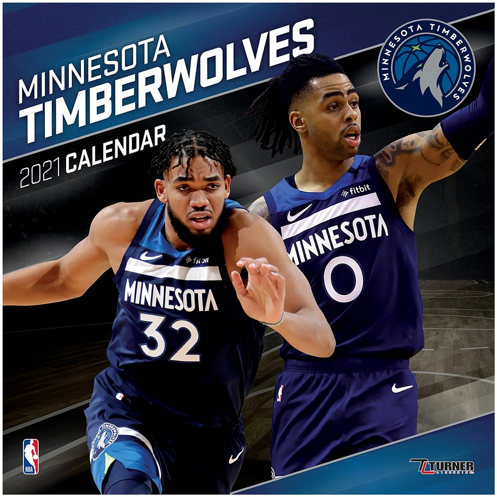 Calendrier mural 2021 des Timberwolves du Minnesota